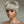 Grey Natural Realistic Glueless Short Pixie Cut Bangs Wig