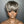 Grey Natural Realistic Glueless Short Pixie Cut Bangs Wig