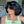 Natural Black Layered Fluffy Bob  Lace Closure Wig