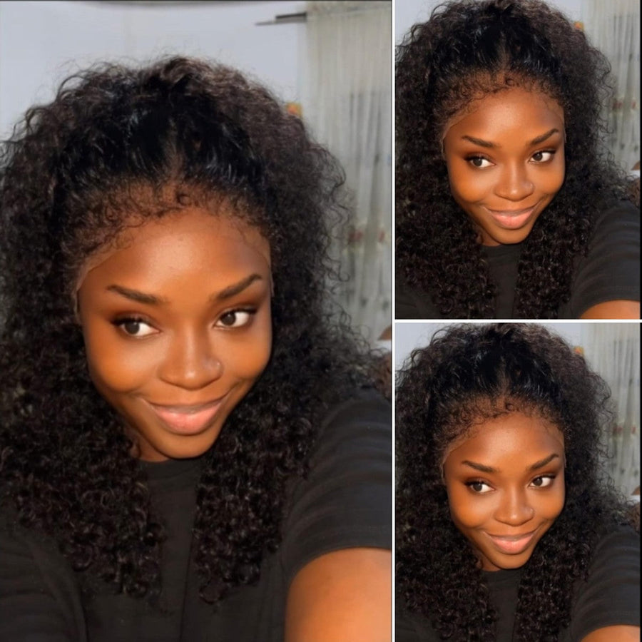 Trendy Curly With Hybrid Hairline HD Lace Wig