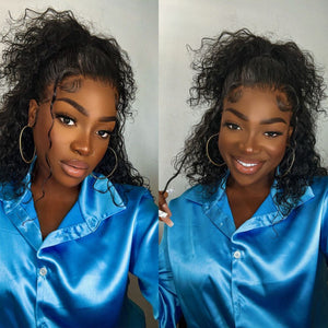 Gorgeous Short Water Wave 13x4 Lace Frontal  Wig