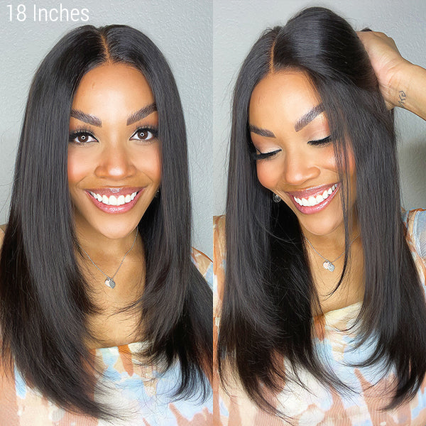 5x5 Lace Closure Trendy Layered Cut Wig